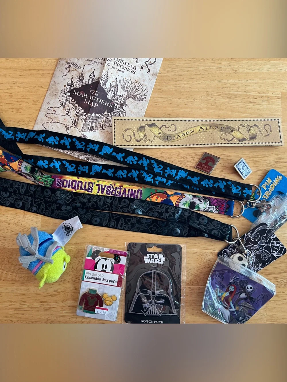 Lot of random universal studios/disney items